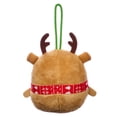 thumbnail image 5 of American Greetings 3.5 in. Christmas Plush Reindeer Ornament (1-Count), 5 of 8