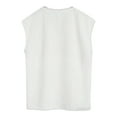 thumbnail image 5 of AnuYalue Men's Casual Tank Tops Cap Sleeve Beach T Shirts V Neck Vacation Tops Loose Fit Dressy Basic Solid T Shirts, 5 of 5