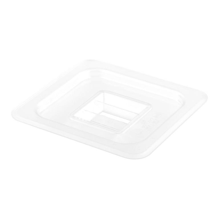 Met Lux Round Clear Plastic Food Storage Container Lid - Fits 6