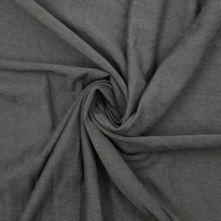 FREE SHIPPING!!! Gray Dark Cotton Modal Fabric, DIY Projects by the Yard