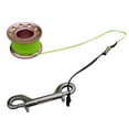 thumbnail image 2 of Finger Reecuba Diving Spool with Stainless Double Ended Clips 15m - pink, 2 of 8