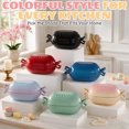 thumbnail image 3 of Ktaxon 5QT Enameled Cast Iron Dutch Oven with Upgraded Textured Handles, Candy-Shaped Sourdough Bread Baking Pot, Oven Safe to 500°F, Sunset Pink, 3 of 14