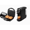 thumbnail image 1 of Combo Sandwichera 5 en 1 y Cafetera Multicapsulas, AVERA, SW01CAF02B, 1 of 10