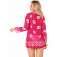 thumbnail image 2 of HAPPY BAY Women's Swimwear Mini Bikini Bathing Suit Swimsuit Elegant Robe Vacation Cover ups Beach Dress for Women M Spiral, Pink, 2 of 6