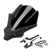 thumbnail image 2 of Cubierta de parabrisas de motocicleta Colamx Deflector de viento delantero negro, 2 of 8