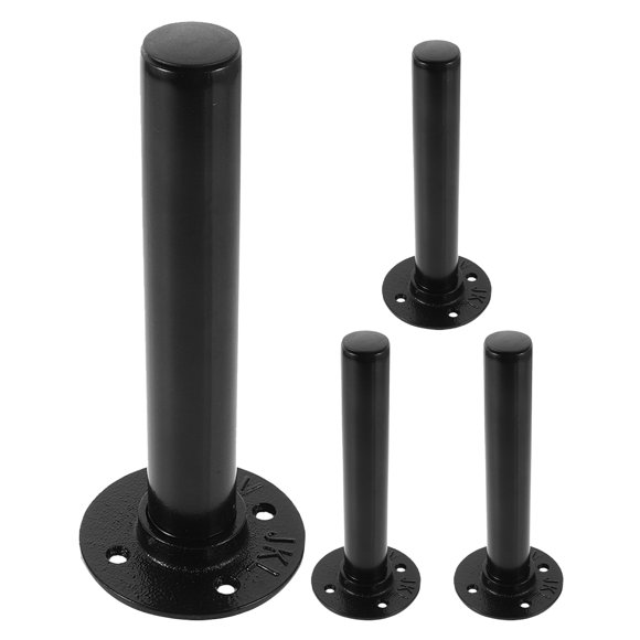 SHOWERORO 4Ud Soporte De Placas Para Gimnasio Montado En Pared En Material De Hierro Negros