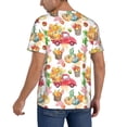 thumbnail image 2 of KLL Autumn Harvest Truck for Men's Baseball Shirts,Short Sleeve Casual Shirts Button Down Shirt for Men Beach Summer Wedding Shirt-Medium, 2 of 7