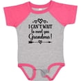 thumbnail image 3 of Inktastic I Can't Wait to Meet You Grandma Baby Announcement Boys or Girls Baby Bodysuit, 3 of 5