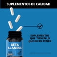 thumbnail image 4 of Beta Alanina Premium 1400mg | 100% Máxima Pureza  - Capsulas Veganas Pre Entreno - Pre Workout | Vitaminas Mujer / Hombre - 100% Puro - 60 Cápsulas, 4 of 7