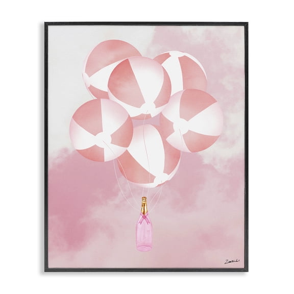 Stupell Industries Contemporary Black Framed Giclee Art, 11 x 14, by Ziwei Li