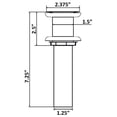 thumbnail image 5 of Eden Bath EB-D003BN 1.5 in. Brushed Nickel Grid Drain, 5 of 5