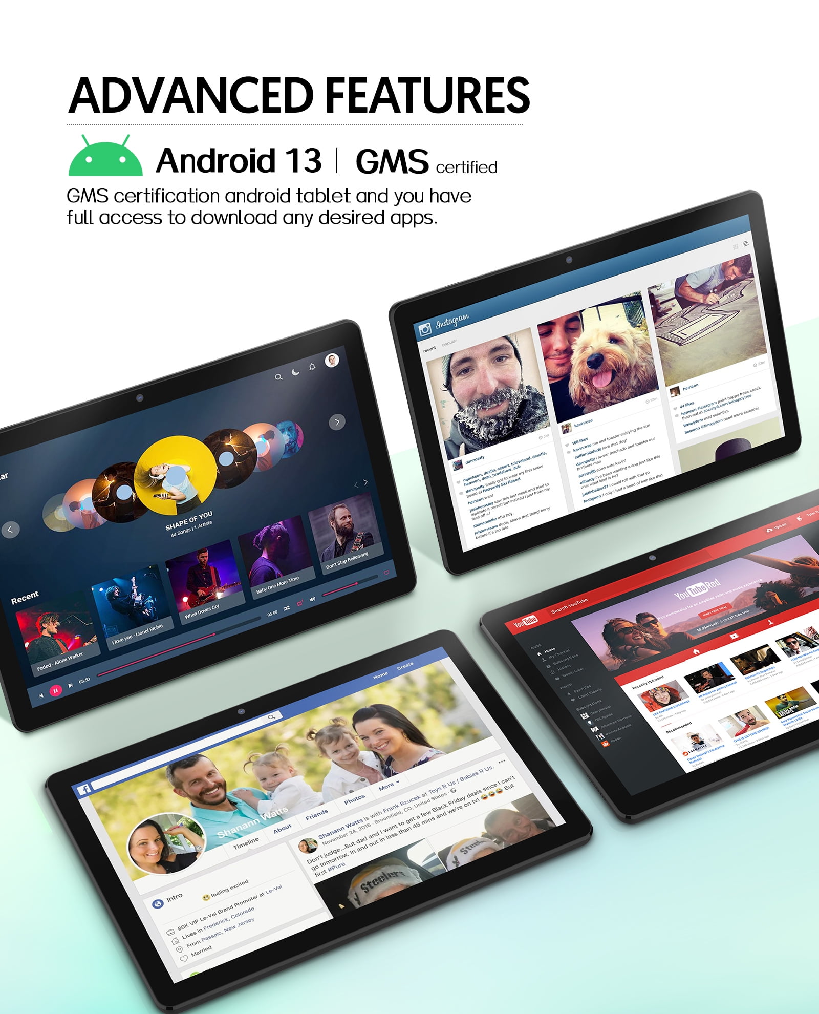 2024 Newest 10 Inch Android 13 Tablet, 64GB ROM, 7GB RAM 2024 Newest 10 Inch Android 13 Tablet, 64GB ROM, 7GB RAM