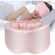 thumbnail image 1 of (Rosa) Máscara para dormir, máscara para dormir reutilizable, máscara para dormir de satén opaca para dormir de lado con diadema ajustable, máscara para dormir grande para dormir de lado, 1 of 3