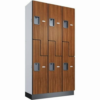 luuuページ Global Industrial 299231 Z-Style 2-Tier 6 Door Digital Wood Locker