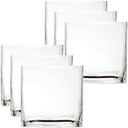 6 Pack: 7 Square Vase by Ashland