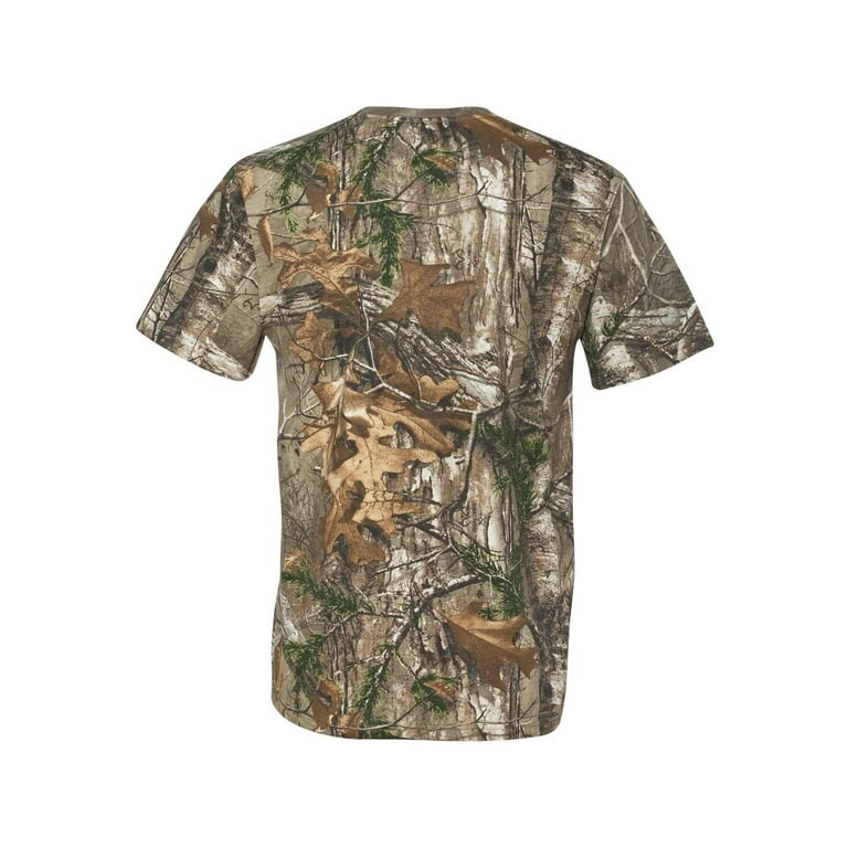 T Shirts Adult Realtree Camo Pocket Tee Walmart
