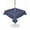 Blue, variant on Outdoor Tablecloth with Umbrella Hole for Patio/Picnic/Party/Camping, Navy Blue Geometric Waterproof Table Cloth Square Cover Washable, Modern Abstract Blocks Lines (54"x 54")