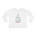 thumbnail image 2 of "I am Being Nice Not Naughty" Christmas, Holidays, Toddler Long Sleeve Tee, 2 of 4