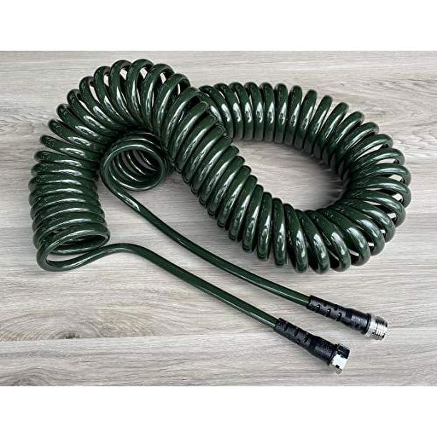 Water Right 300 Series (3/8") Coil Garden Hose, Drinking Water Safe, 75