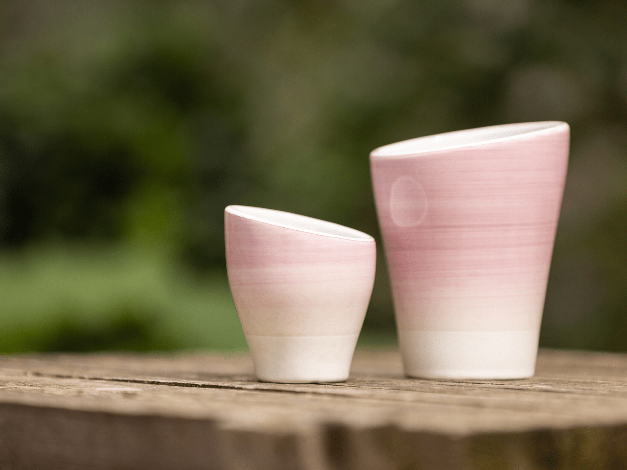 Club House Volcano Espresso Cup 90 ml – Oblique-Rim Aroma Cup, Hand-Painted Porcelain, Glossy Top / Matte Base, Dishwasher & Microwave Safe