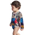 thumbnail image 3 of Xecao Cool Cat In Sunglasses Print Baby unisex-baby Cotton Long-sleeve Bodysuits-6 Months, 3 of 6