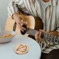 thumbnail image 5 of unbranded 1Pcs Maple Wood Square Guitar Soundhole Cover for Live Performances and Practice Sessions, 5 of 5