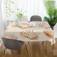 thumbnail image 3 of Yayeee Tablecloths 60" x 108" Rectangle Wrinkle Resistant Party Table Cover, Pink Seashell, 3 of 8