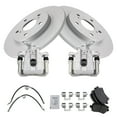 thumbnail image 2 of TRQ Rear Brake Pad and Rotor Set Ceramic Coated Rotors Calipers Fits 2009-2013 Toyota Matrix, 2 of 5