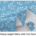 thumbnail image 4 of Blue Oval Tablecloth, Flower Print Oval Tablecloth, Blue Leaf Tablecloth, Indoor/Outdoor Waterproof Wrinkle Free Durable Tablecloth for Oval Tables 60 X 102 Inch, 4 of 6