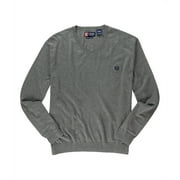 Chaps Mens Pima Cotton Pullover Sweater, Grey, XX-Large