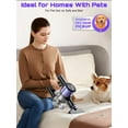 thumbnail image 2 of Refurbished Cocbny A27V Cordless Vacuum Cleaner, 350W Motor, Violet, 2 of 4