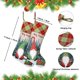 thumbnail image 3 of 2 pack de medias navideñas, 17 & quot; Medias de lino arpillera, medias colgantes de chimenea para fiestas navideñas, decoraciones familiares, regalo de Navidad Afortunado Sencillez, 3 of 5