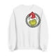 thumbnail image 3 of Sudadera navideña MIARHB para mujer, talla grande, informal, con estampado navideño, manga larga, cuello redondo, sudaderas ajustadas, sudaderas estampadas Gr1nch, blanco/XL, 3 of 4