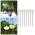 thumbnail image 1 of 8 piezas de cadenas para cestas colgantes multiusos de 50cm, perchas para plantas de jardín, hechas de hierro resistente, Sturd CUTICAT Cadenas colgantes, 1 of 8