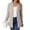 Khaki, variant on Women's Solid Color Long Sleeve Length Cardigan Sweater Coat Top with Pockets for Spring and Fall Seasons, Casual Layering for Daily Use,Army Green,L