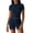Navy Blue, variant on Women'S Summer 2 Piece Outfits Skinny Shorts Tracksuit Sets Navy Blue M