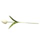 thumbnail image 3 of Cateissary Mini flor artificial, lirio único, tulipán, flor monarca, flor falsa de PU, decoración para el hogar y la Oficina, decoración para Flores artificiales blanco Cateissary HA6563-01B, 3 of 6