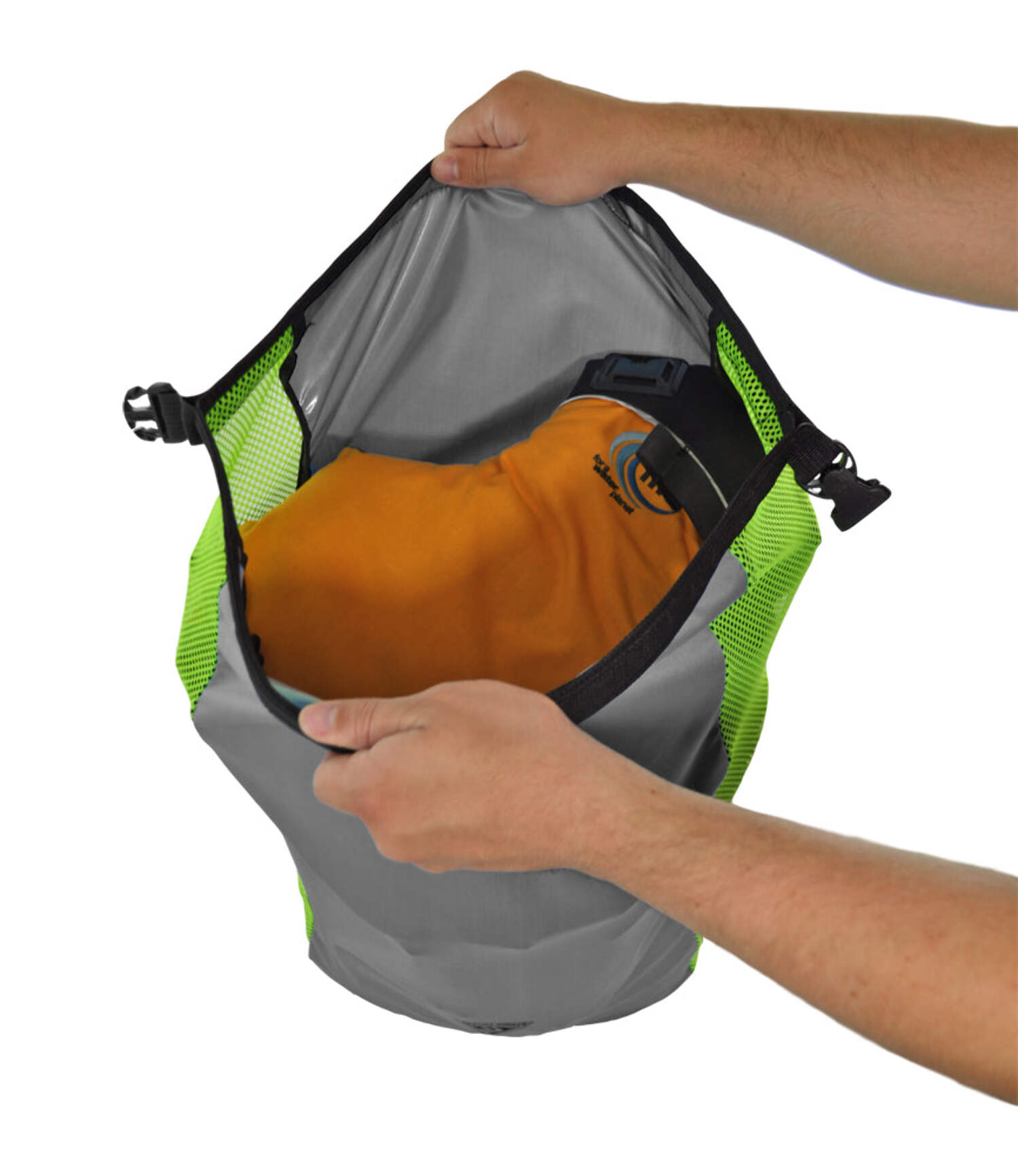 Seattle Sports 820019 12 Litre Neo Mesh Sack, Grey & Green