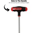 thumbnail image 4 of Teng Tools 5.5mm 6 Point Opening Durable Chrome Vanadium Steel T-Handle Nut Driver - MDNT4055, 4 of 6