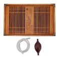 thumbnail image 2 of BANDEJA DE TÉ DE KUNG FU, Platón de Servicio Decorativo de Patrón de Orquídeas, Tableta de Servicio de Té Grande para la deicina de la Casa de Té y Casa, 2 of 7