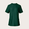 thumbnail image 6 of Busydd Scrub Tops Women Fashion Solid Color Working Scrubs for Women Casual Short Sleeve V Neck Nursing Tops with Pockets Comfy Classic Working Uniform, 6 of 8