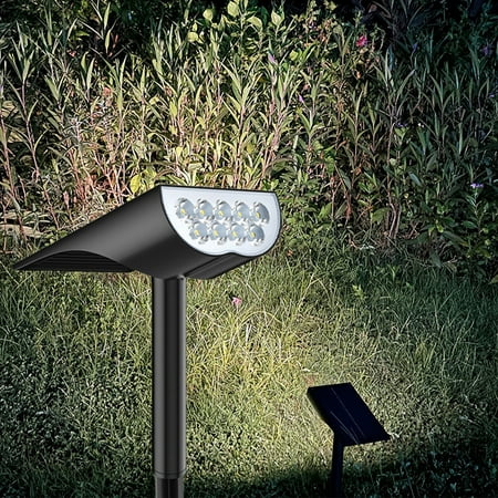 

Solar Spot Light Lawn Spotlight Reusable IP65 Waterproof White/ Warm Outdoor LED Powered Garden Bright Landscape Lamp