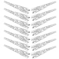 thumbnail image 1 of OULII 120Pcs Silver Metal Bead Caps with Trumpet Flower Design for Jewelry Making Bracelets Necklaces, 1 of 8