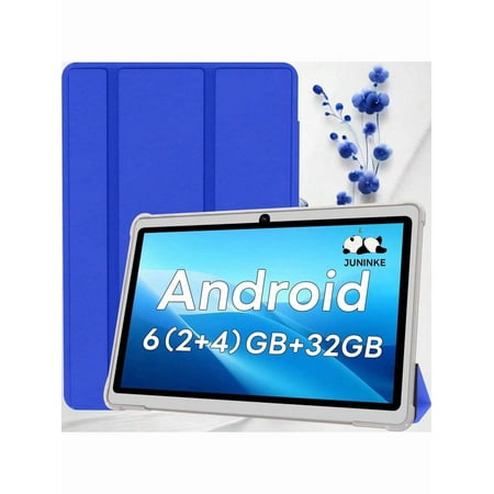 COLORROON Android Tablet, 7 Inch Android11 Tablet 6GB(2+4) RAM 32GB ROM With Wi-Fi, GMS, Parental Control, Dual Camera, Shockproof Case, Educational