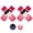 Pink, variant on IDOMIK 4 Pack Dog Socks, Non-slip Paw Protectors for Indoor Hardwood Floors, Traction Control Grip Booties for Small Dogs, Black, XS