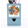 thumbnail image 1 of Miaoji Painting Cat Restaurant Catch Rat Desk Supplies Organizer Pen Holder Card, 1 of 3