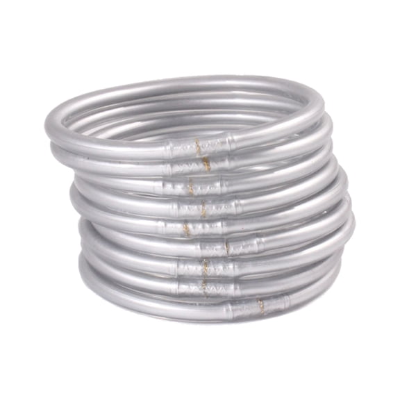 UNTERING Bracelet Silicone Tube Wristbands Gold Foil Filled Bracelet Suitable for Female Birthday Mother's Day Bride Wedding Party