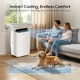 thumbnail image 2 of HUMSURE 14000 BTU Portable Air Conditioners 5-IN-1 Room Air Conditioning, Portable AC Unit with Remote Control, Cooling, Dry, Automatic, Sleep Mode, 2 of 9