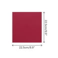 thumbnail image 2 of INSPIRE CHIC Men's Velvet Solid Color Pocket Square for Suit Formal, 2 of 4