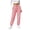Dusty pink, variant on TEMOFON Women's Fleece Sweatpants Cuffed Jogger Soft Lounge Pants with Pockets Adjustable Drawstring for Casual Workout Running